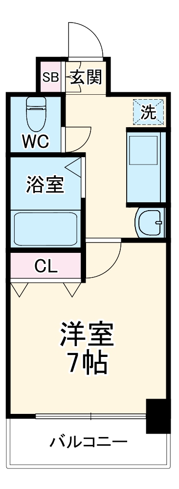 ラナップスクエア天満プライムの間取り