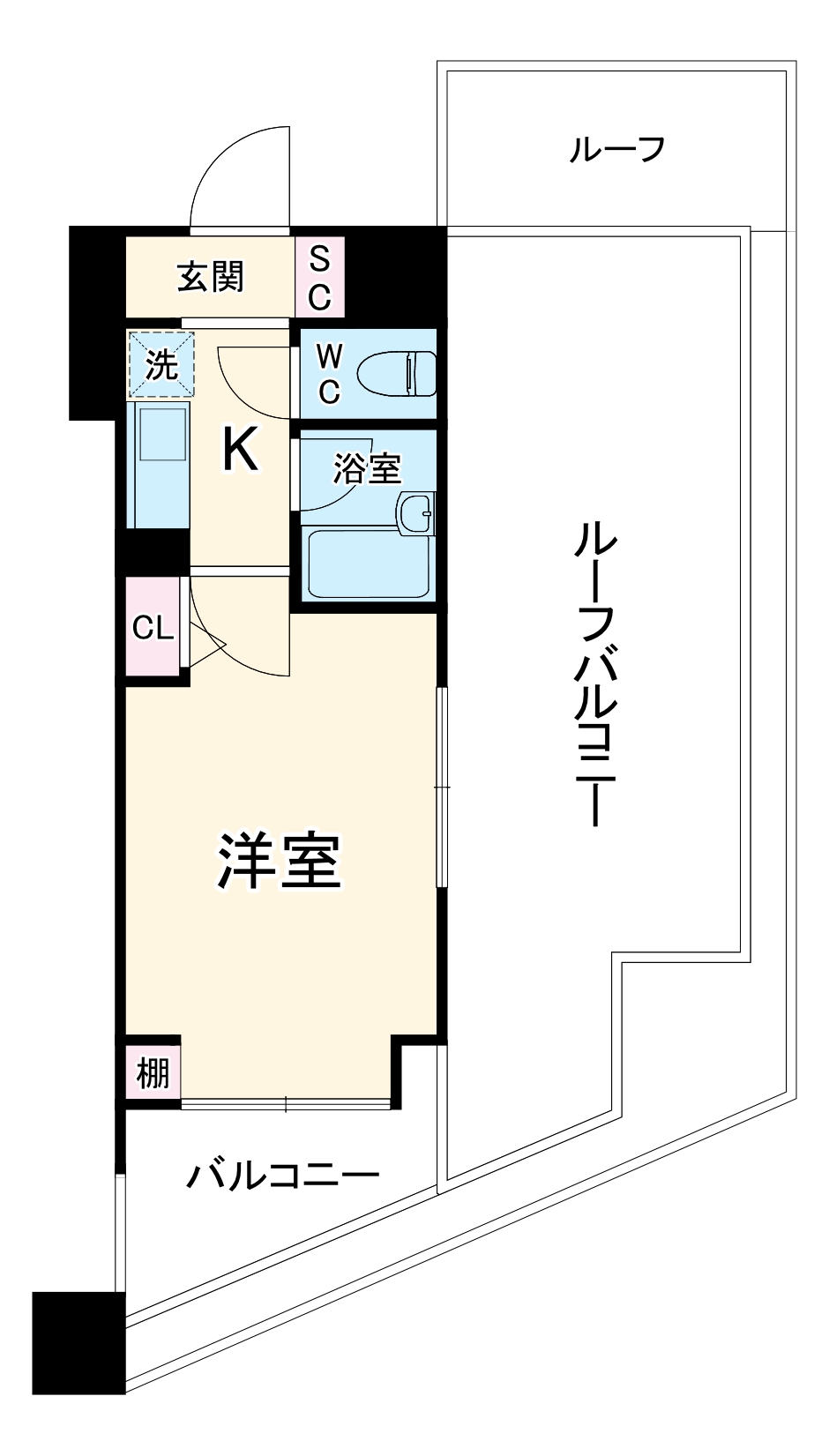 エスリード同心第2の間取り