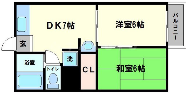 グリーンメドウIの間取り