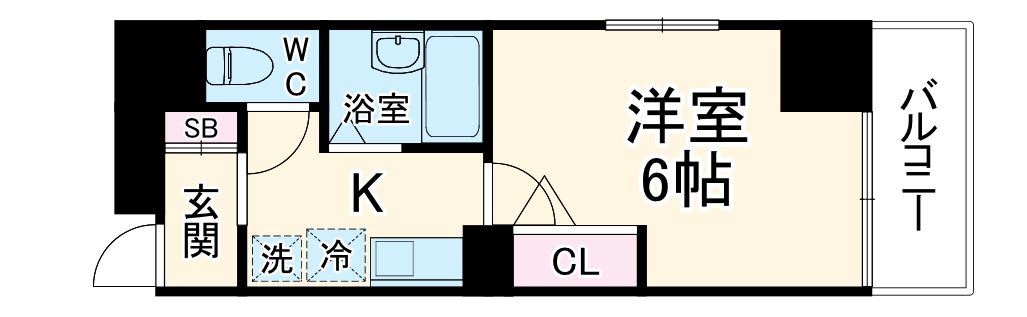ラナップスクエア南森町の間取り
