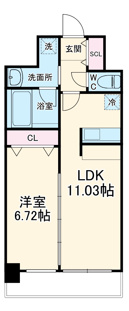 LaDouceur天満の間取り