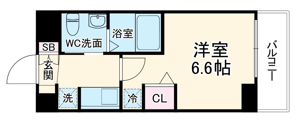エステムコート新大阪IXグランブライトの間取り