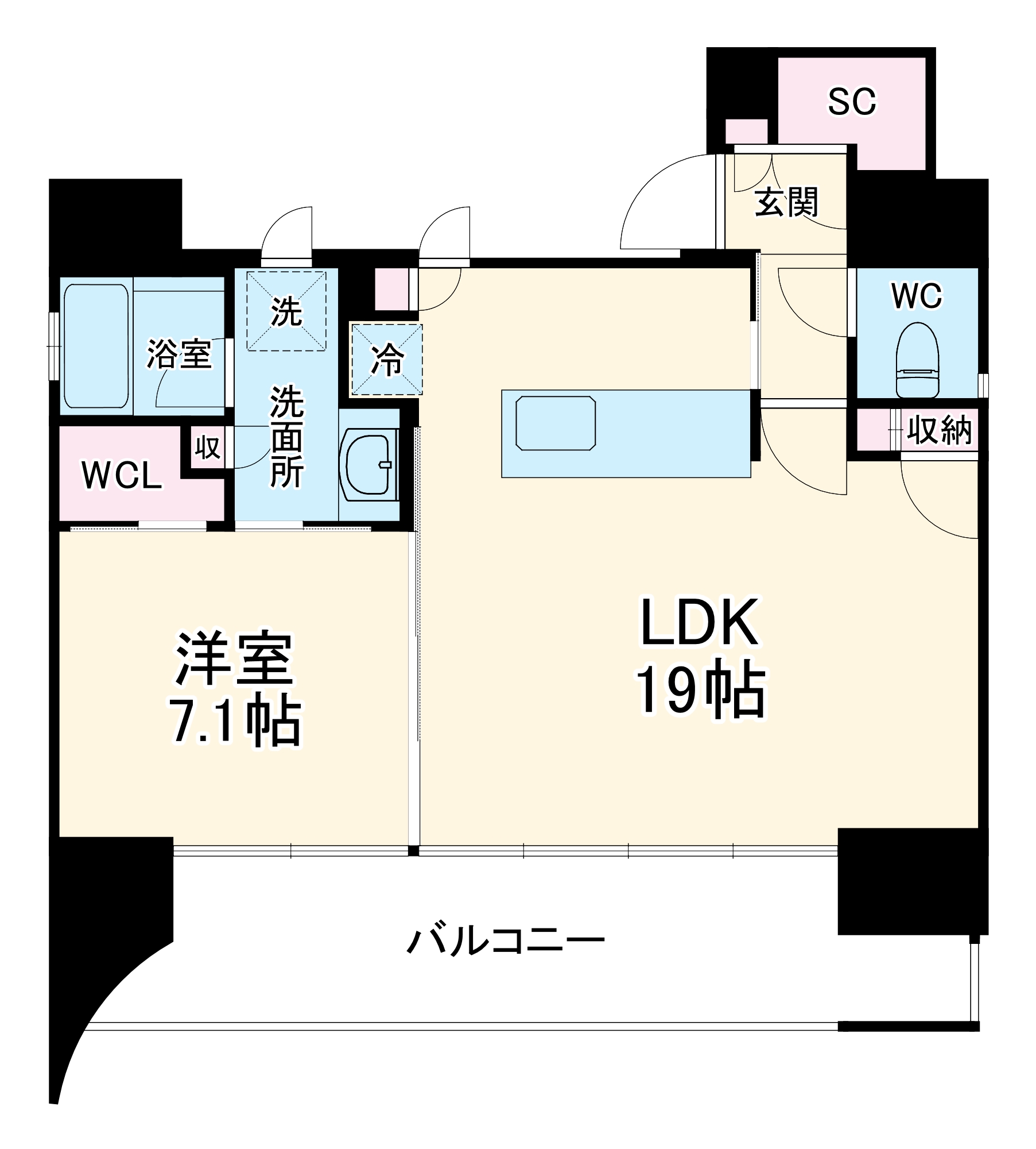 VALTHAUSの間取り