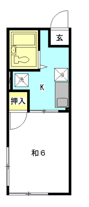 あかね・202号室の間取り