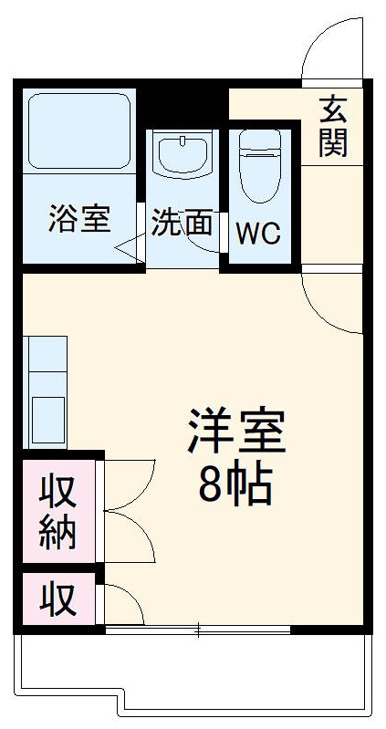 メゾン諸ノ木・205号室の間取り