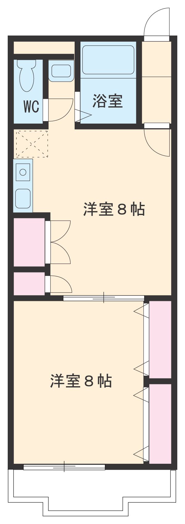 メゾン諸ノ木の間取り