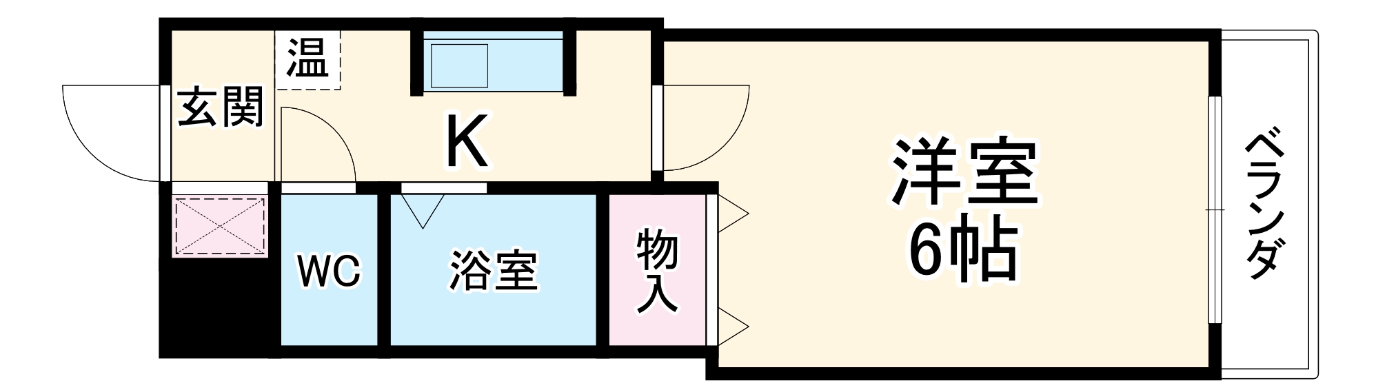 フィレンツェ船場南の間取り