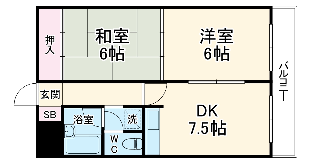 プルグランドⅡの間取り
