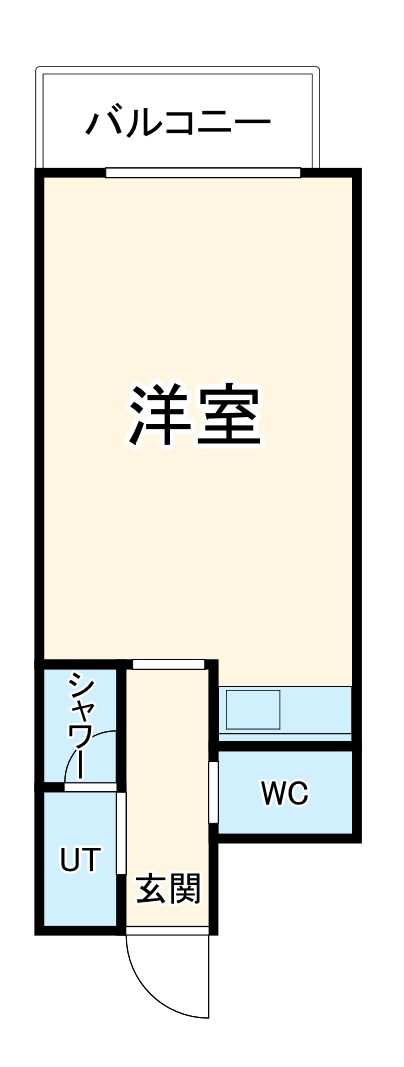 本町の完工年月(2005年10月)築の賃貸マンションの間取り