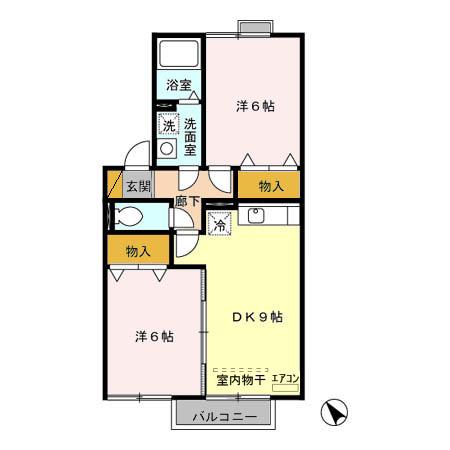 ピア C棟の間取り