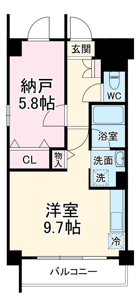 サンロード新和Ⅱの間取り