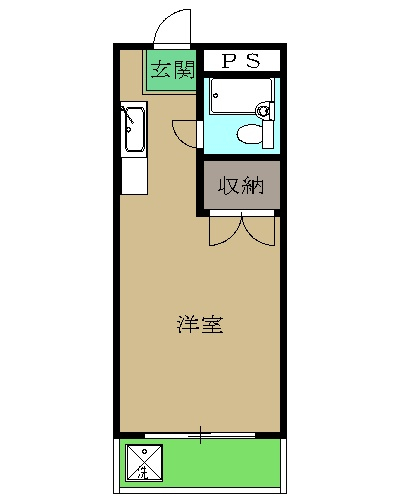 パレス横川の間取り