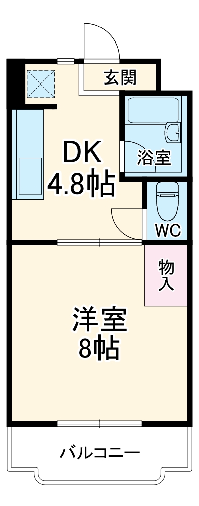 マンションラッフルズの間取り