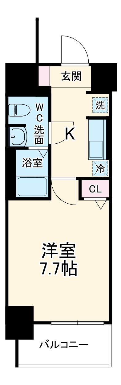 レオンヴァリエ福島野田 の間取り