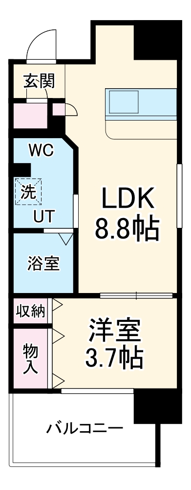 M:COURT関大前の間取り