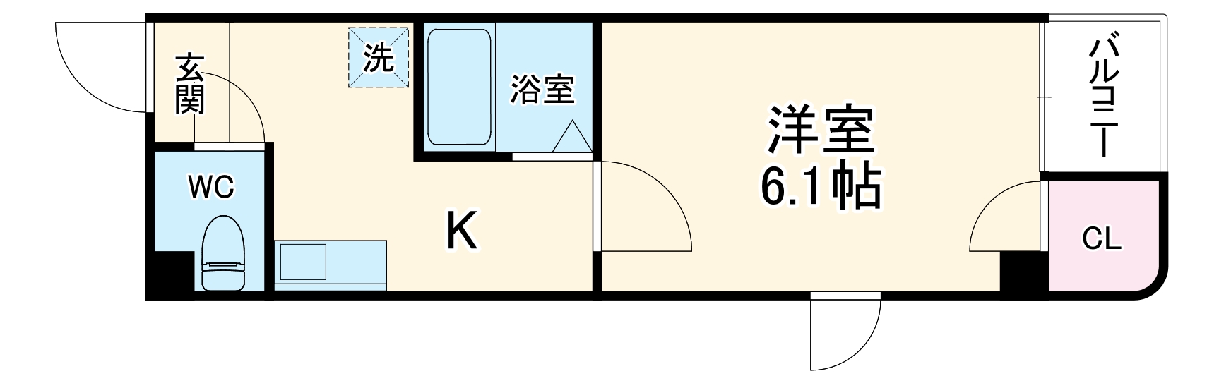 プレール新町の間取り