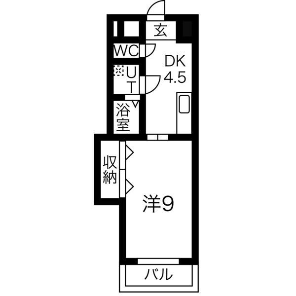 シュロス野口Ⅱの間取り