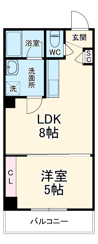 CITY SPIRE立売堀の間取り