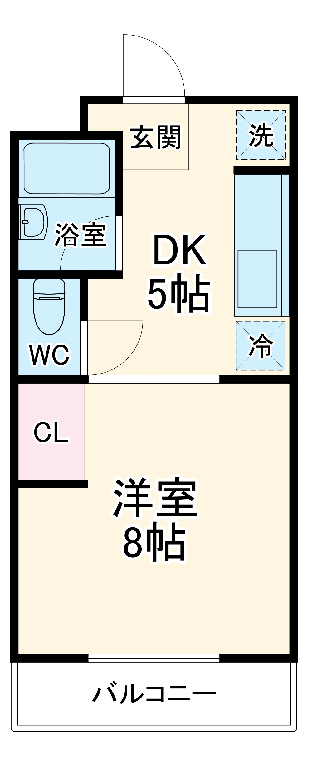 エステートビレッジの間取り