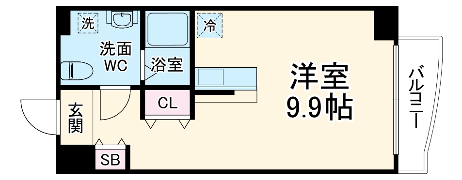 パウゼドーム前の間取り