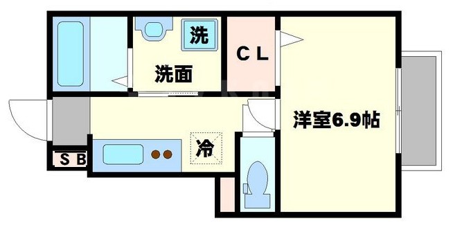 studio noirの間取り