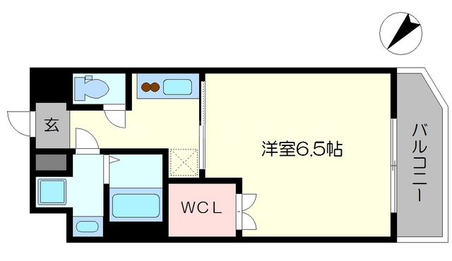 エスプレイス阿波座パークテラスの間取り
