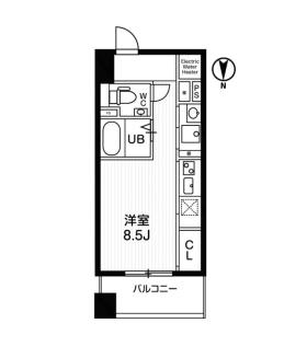 アーバンフラッツ瓦町の間取り