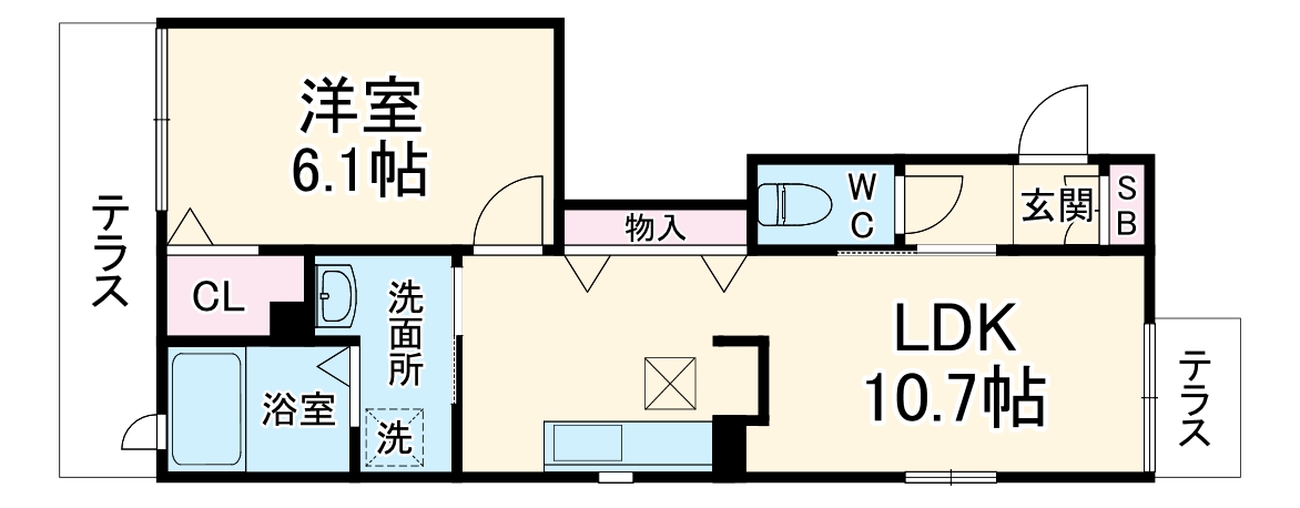 1/1 間取