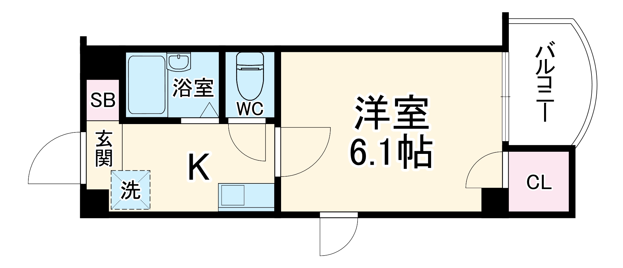パインハイツの間取り