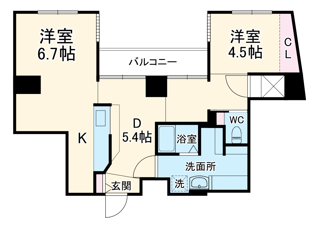 LIBMARK minamihorieの間取り