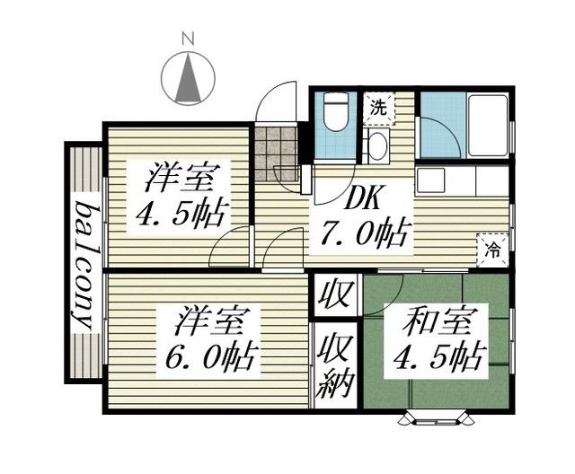 プラトー北小金の間取り