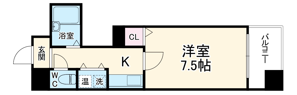 ソレアードトレスなんばWESTの間取り