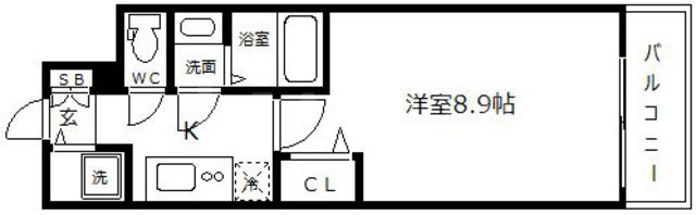 プライムアーバン御堂筋本町の間取り