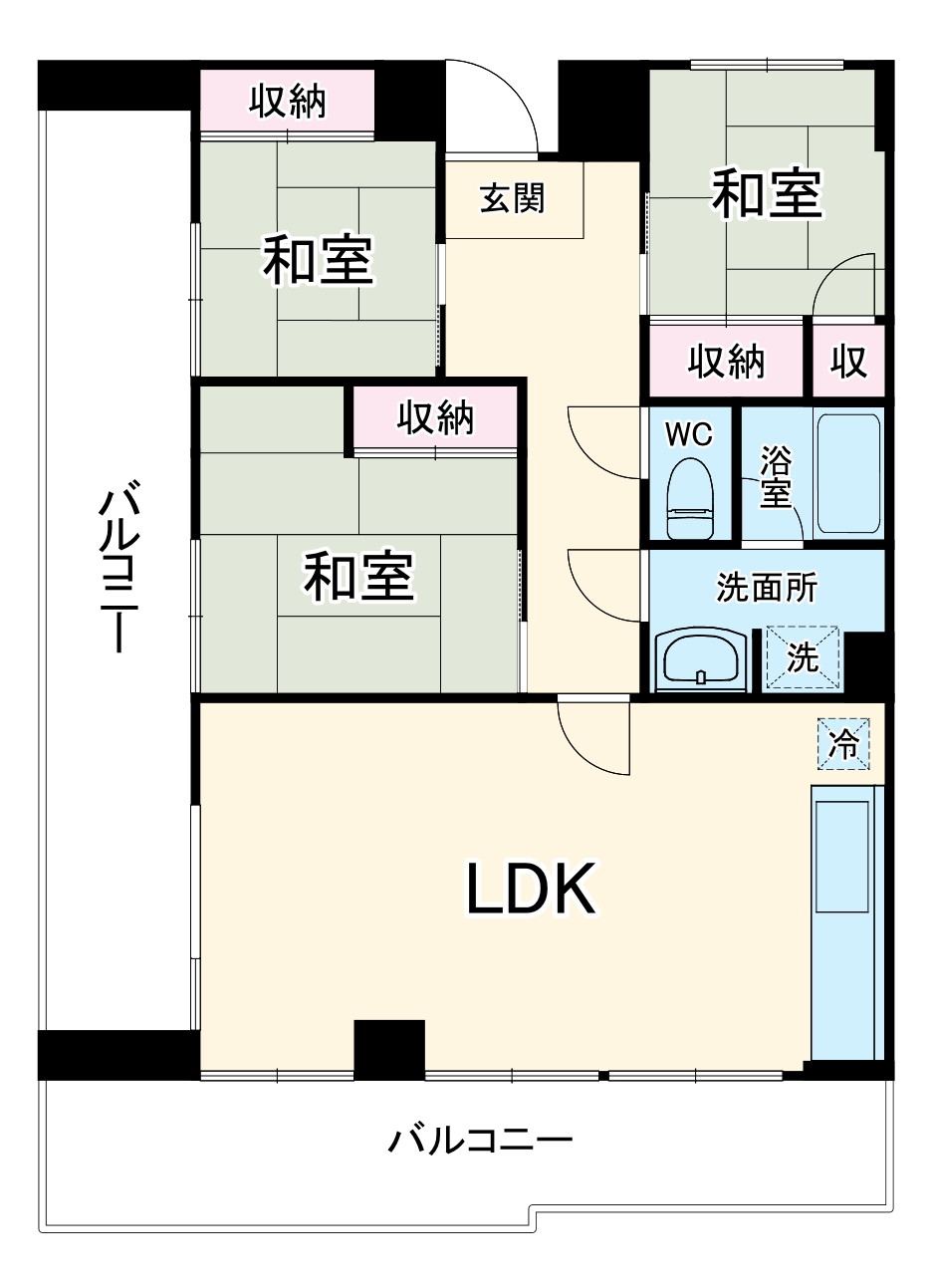 ナンカイ７の間取り