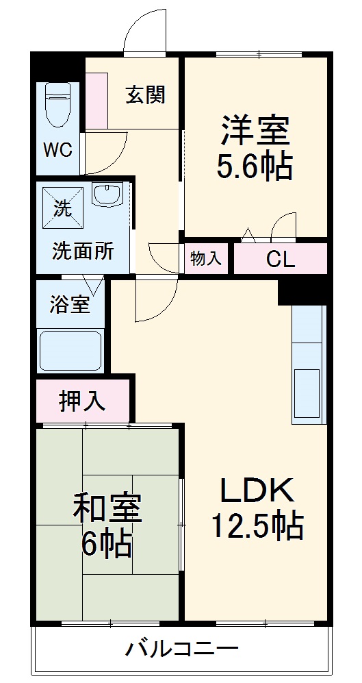 アピテ池場の間取り