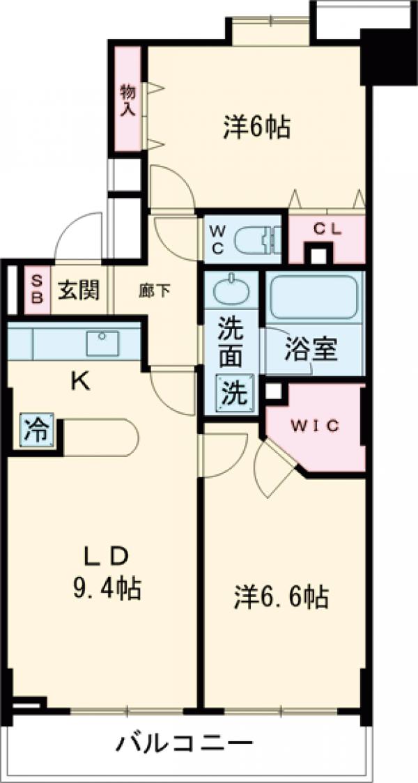 ライオンズステーションタワー松戸の間取り
