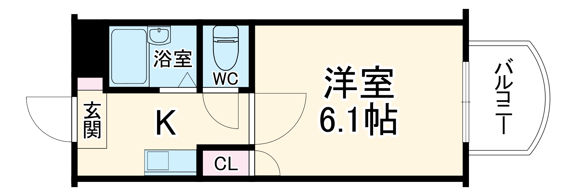パインハイツの間取り