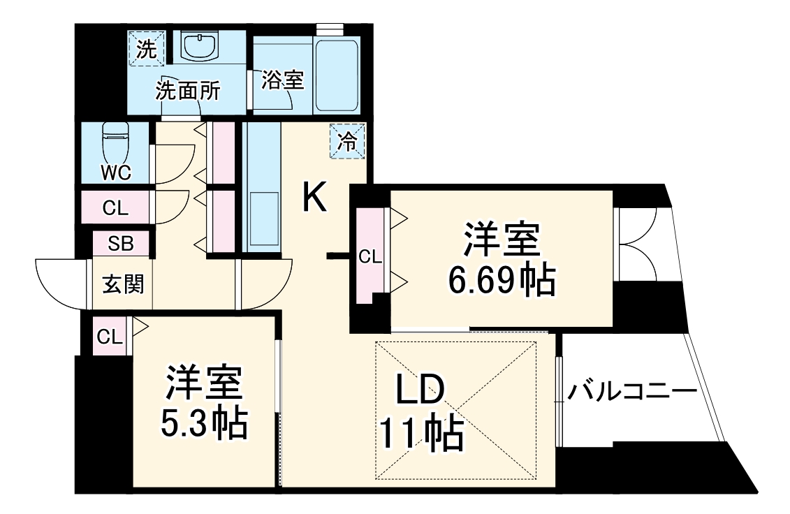 HORIE LUXの間取り
