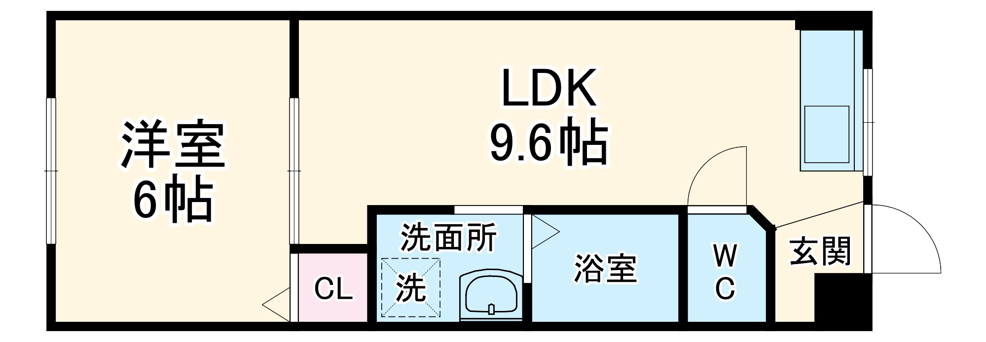 M'PLAZA城東弐番館の間取り
