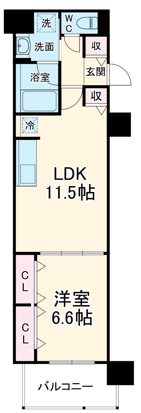 セファ上本町の間取り