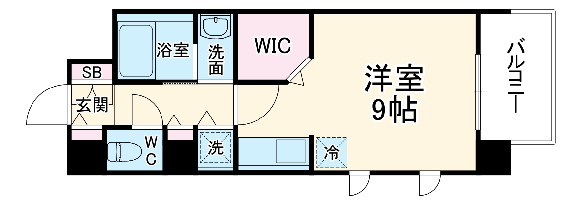 レジディア靭公園の間取り