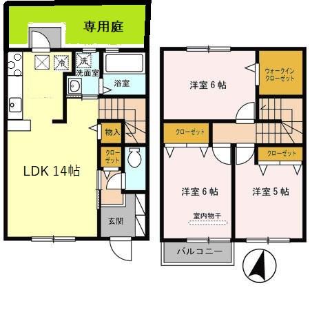 プラハローゼの間取り