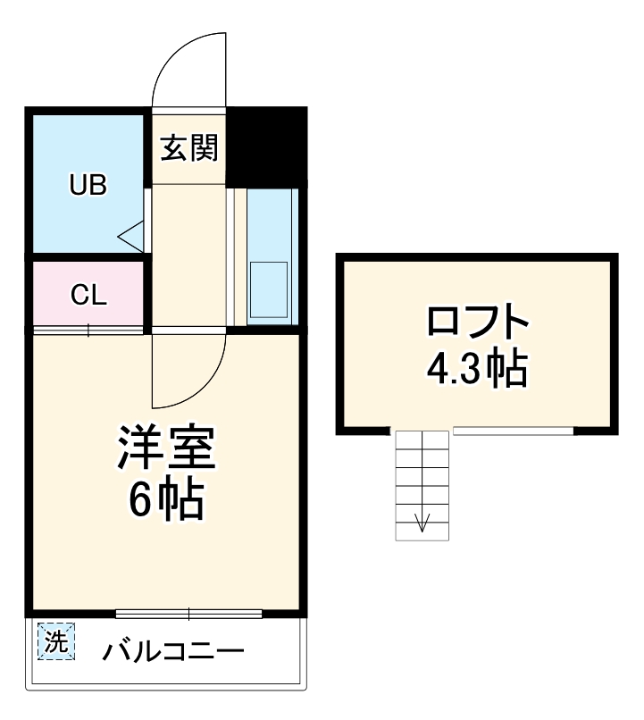 秋桜の間取り