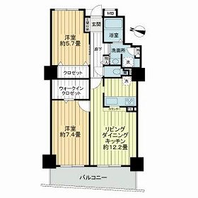 リバーカントリーガーデン京橋の間取り