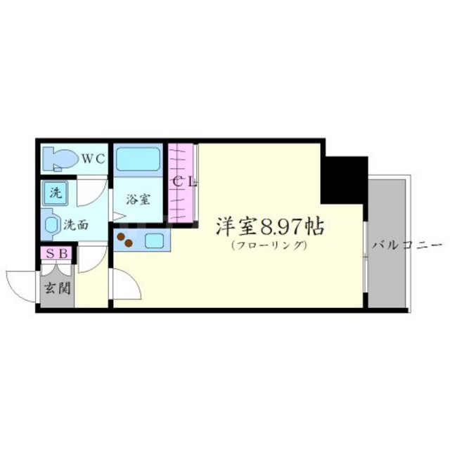 ADWResidence松屋町の間取り