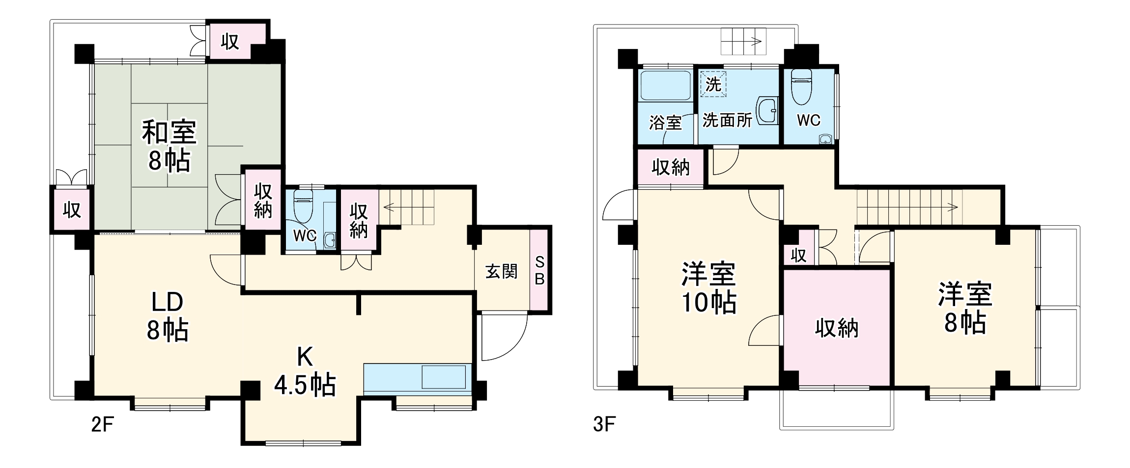 東伸ビルの間取り