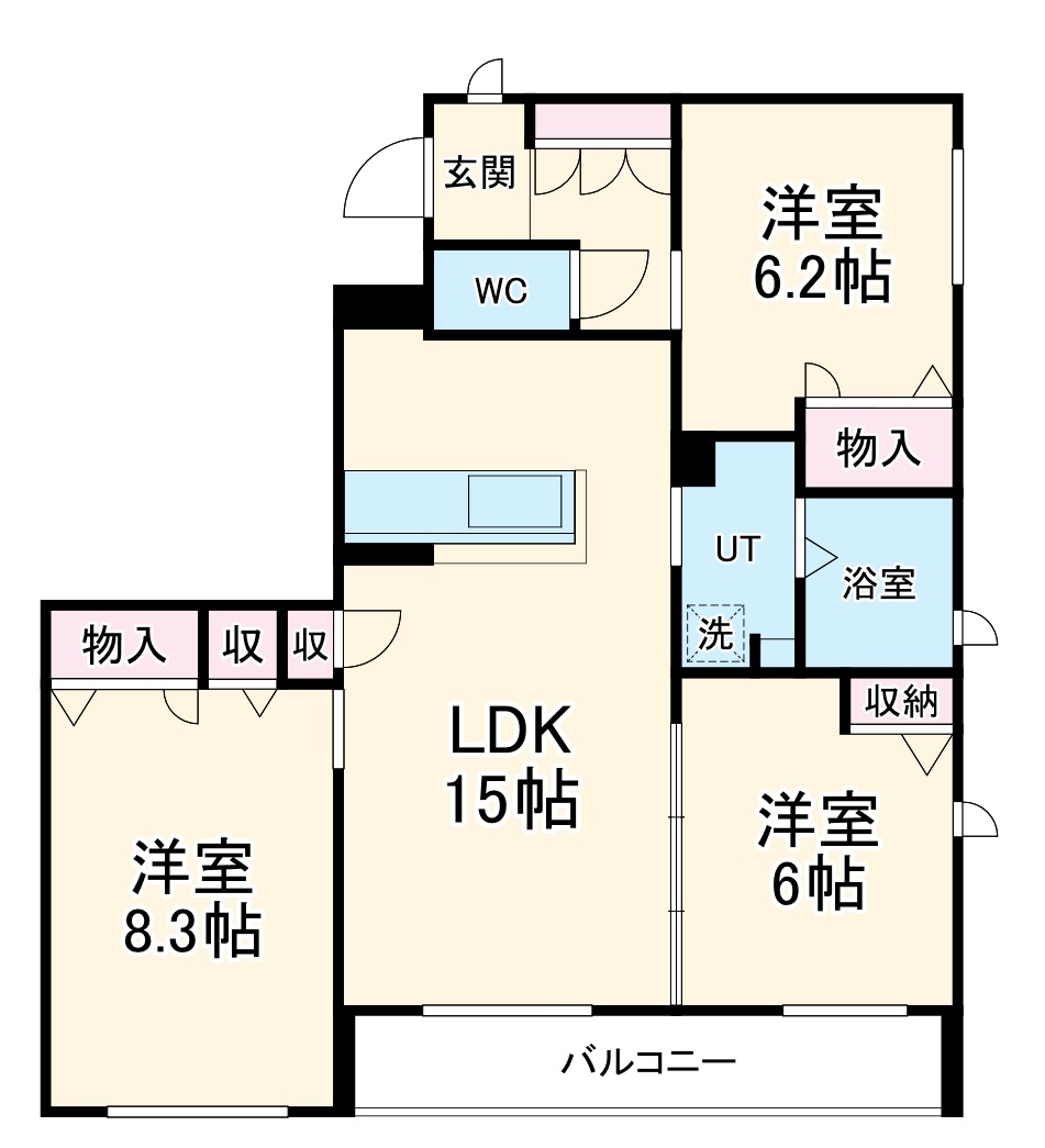 アルファステージ千里山西の間取り