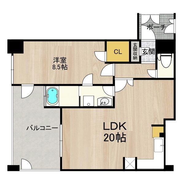 フェニックス日本橋高津の間取り