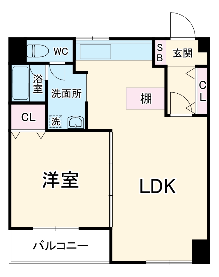 ハイツ小松の間取り