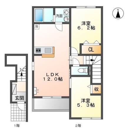 メゾンド池尻の間取り